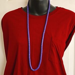 The Purple Strand Necklace 34"